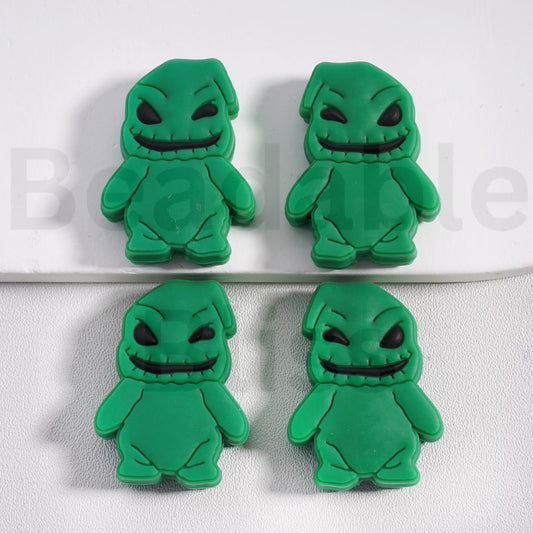 Silicone Focal Beads Green Oogi Boogi Nightmar before Christmas