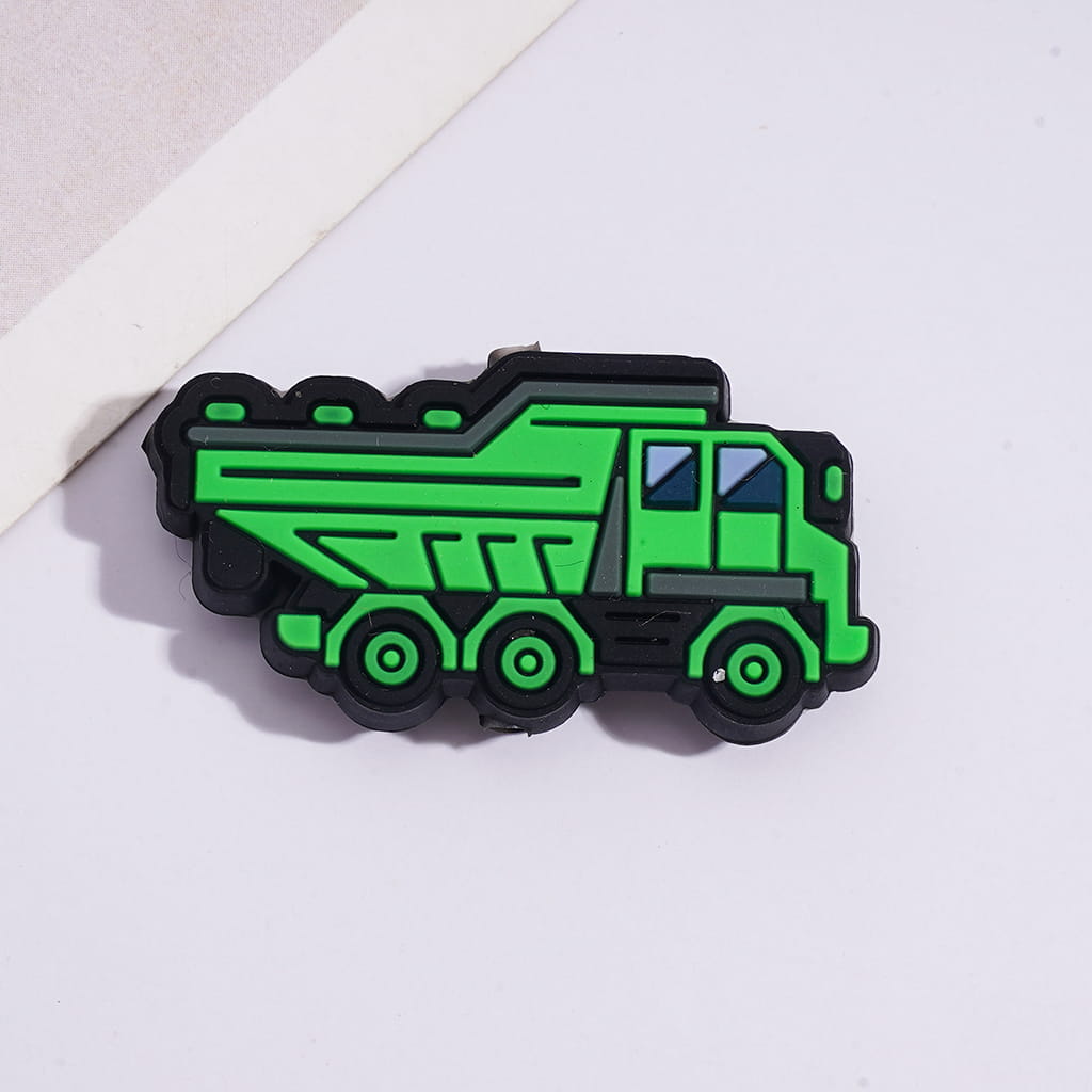 Silicone Focal Beads Dump Trucks in Assorted Colors
