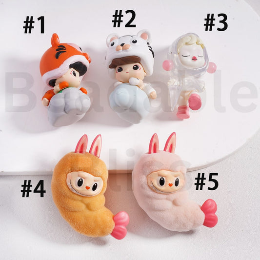Cute Blind Box Cute L-B-B Dimo Skullpand Series Pop Mar Figures Jewelry Accessories (No Hole)