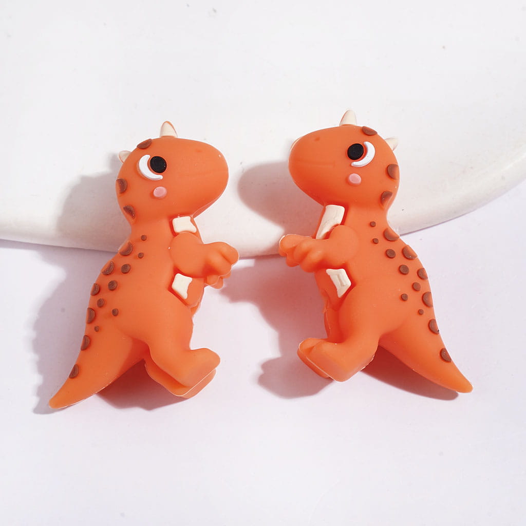 Silicone Focal Beads 3D Various Kinds Dinosaurs Series