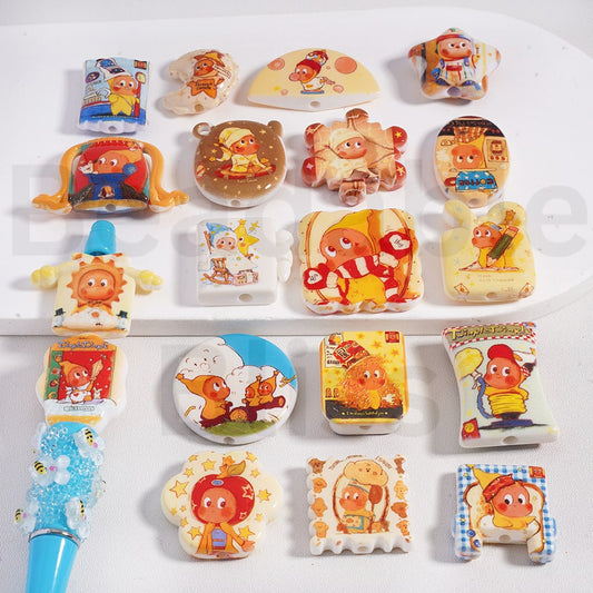 Acrylic Beads Cute Twinkl Twinkl Be a Little Sta Series Pop Mar in Different Shapes, Random Mix