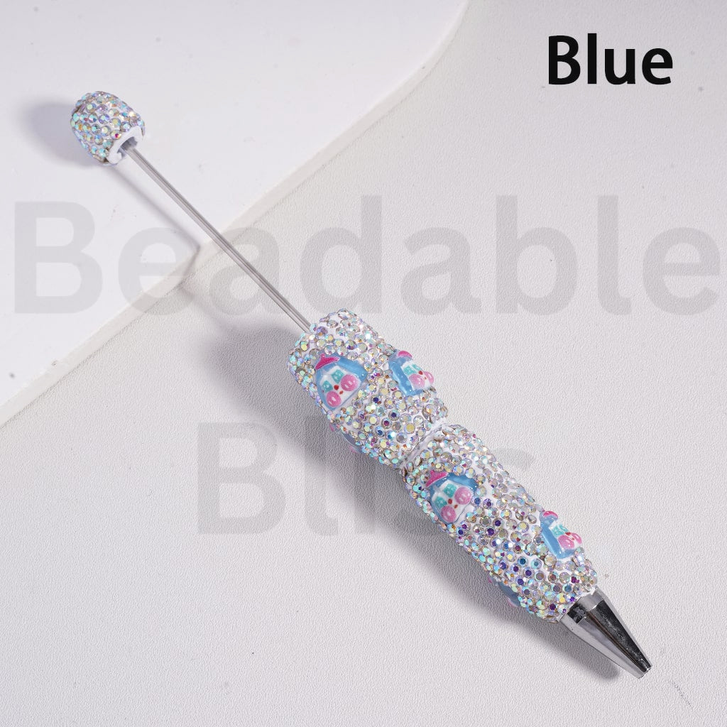 Clay Pens Cute Cry Bab Series Pop Mar with AB Rhinestones