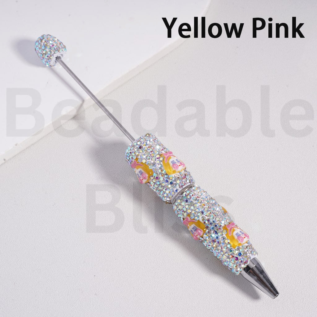 Clay Pens Cute Cry Bab Series Pop Mar with AB Rhinestones