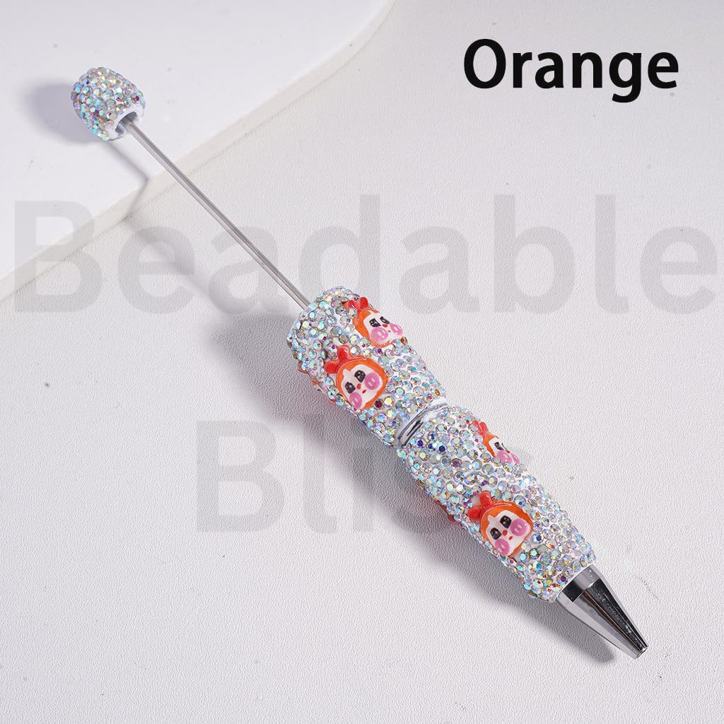 Clay Pens Cute Cry Bab Series Pop Mar with AB Rhinestones