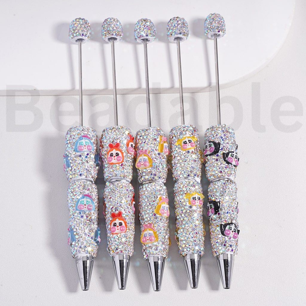 Clay Pens Cute Cry Bab Series Pop Mar with AB Rhinestones