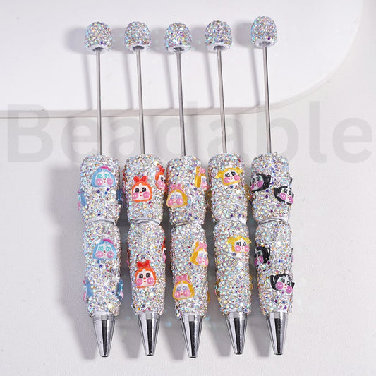 Clay Pens Cute Cry Bab Series Pop Mar with AB Rhinestones
