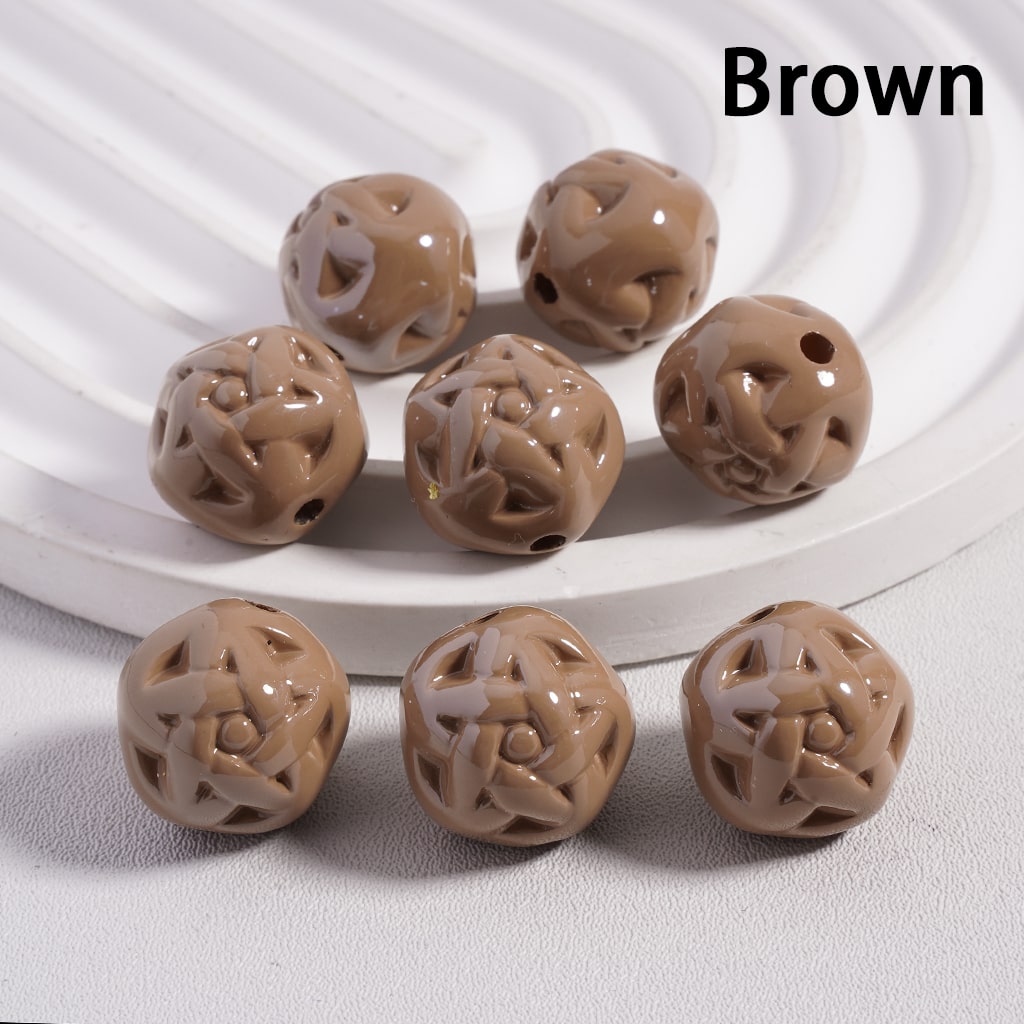 Acrylic Beads Cute Star Design in Solid Color, 16MM (Single Color is available for 300pcs(Whole Bag) Only)