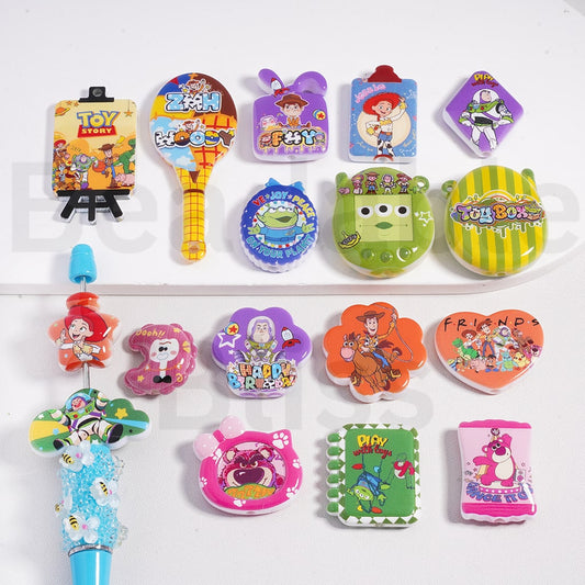 Acrylic Beads Pendants Cute Toy Stor Cartoon Series Mix