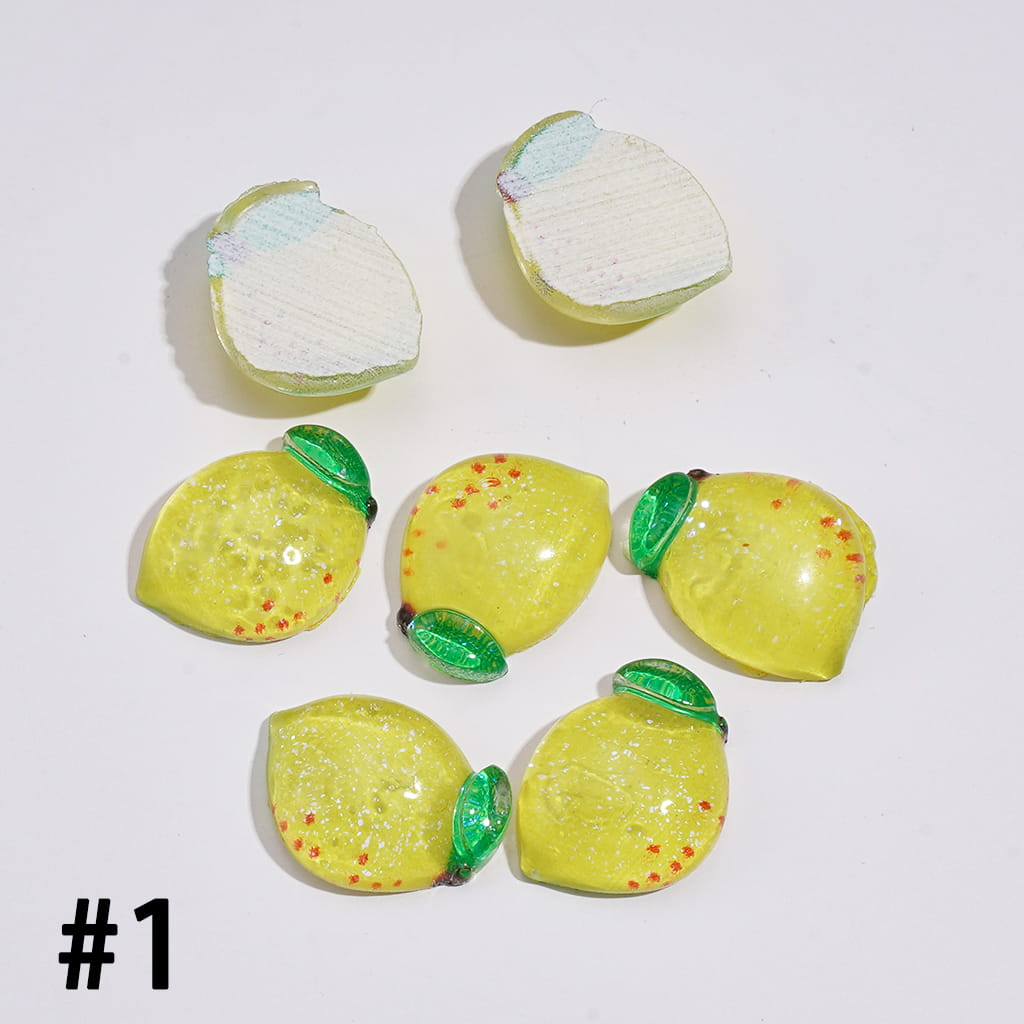 DIY Mini Cute Acrylic Fruits Mix for Beads Jewelry Accessories