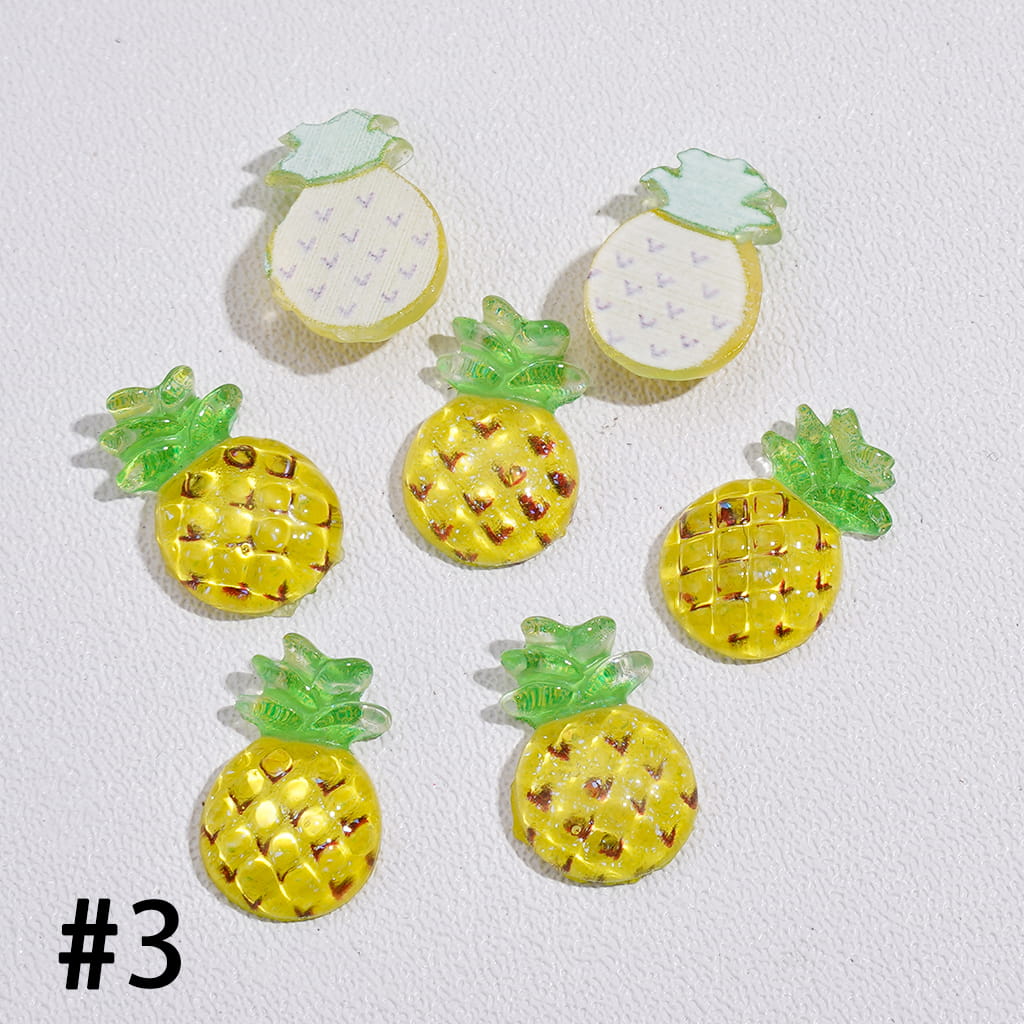 DIY Mini Cute Acrylic Fruits Mix for Beads Jewelry Accessories