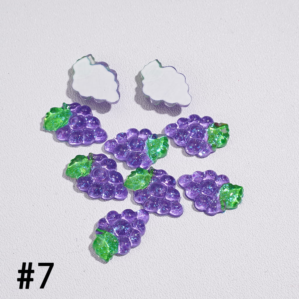 DIY Mini Cute Acrylic Fruits Mix for Beads Jewelry Accessories