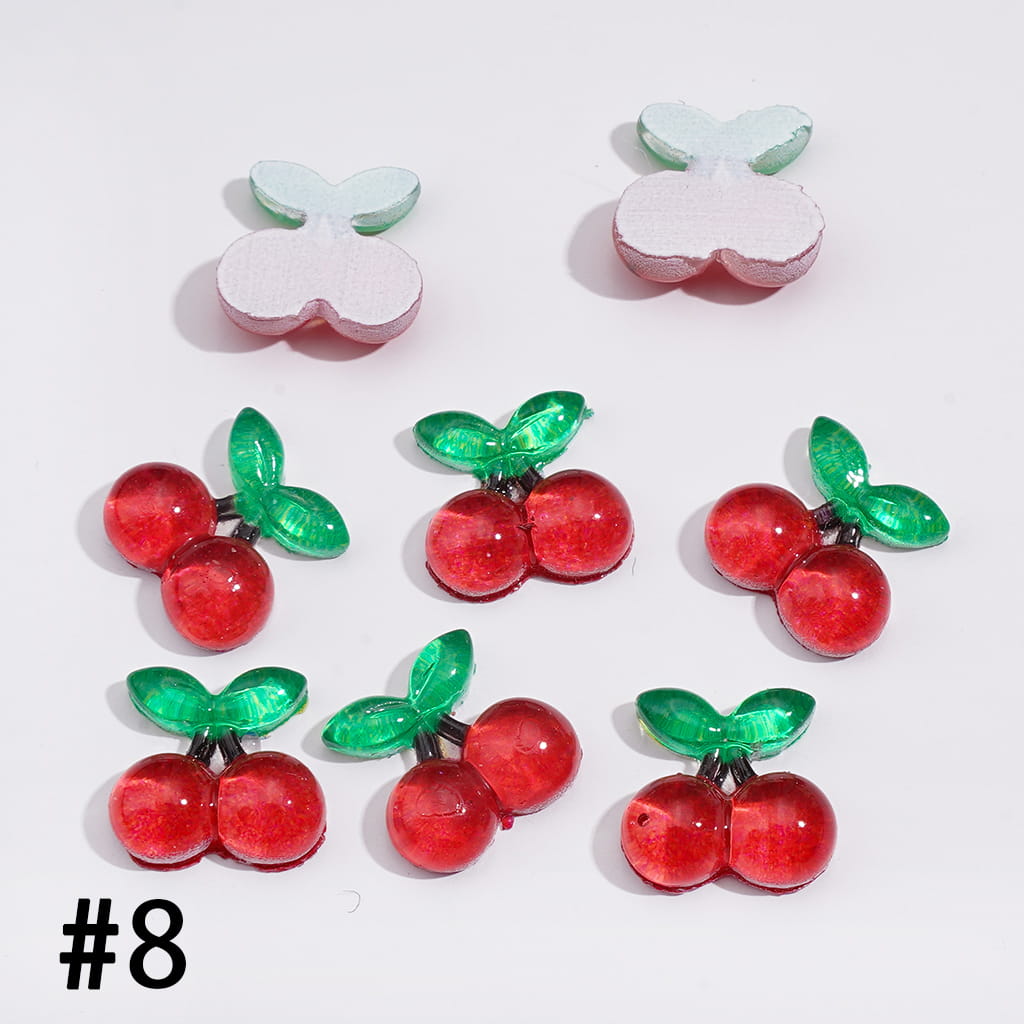 DIY Mini Cute Acrylic Fruits Mix for Beads Jewelry Accessories