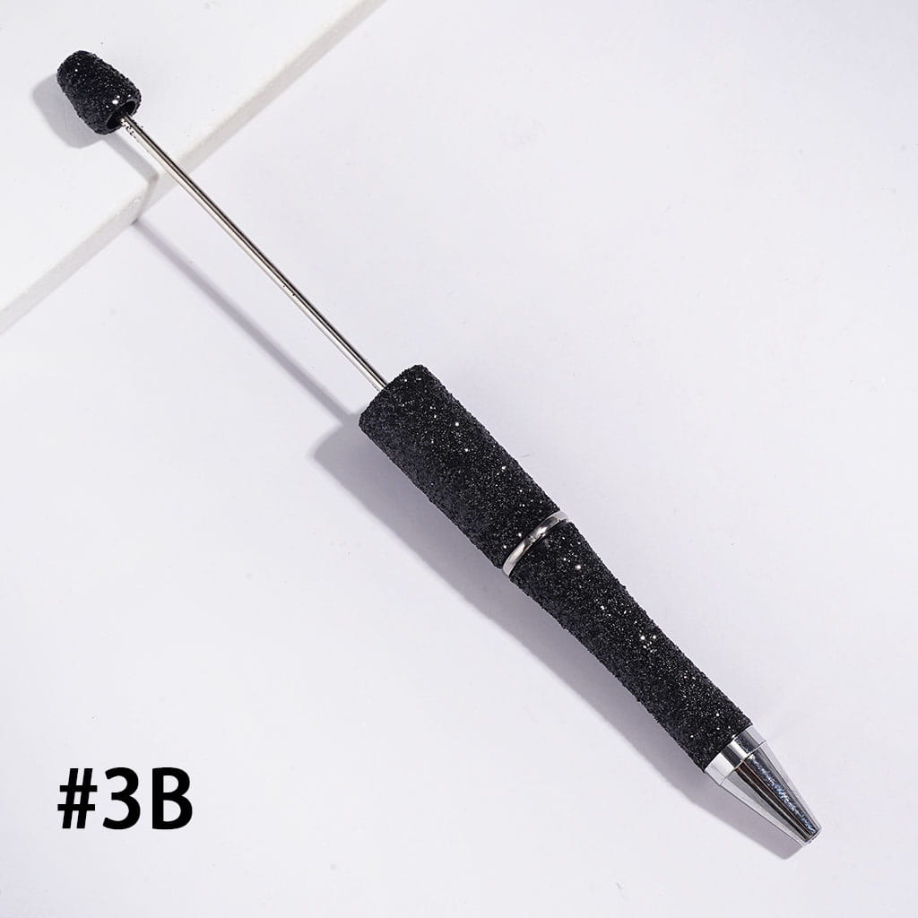 Beadable Pens with Dazzling Glitter Covered the Entire Pens, Multi-Color (The Surface Glitter May Shed Slightly)