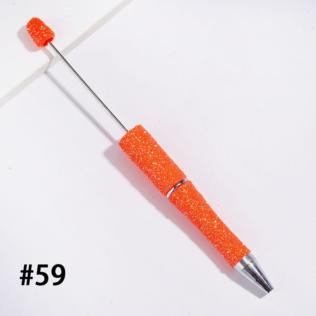Beadable Pens with Dazzling Glitter Covered the Entire Pens, Multi-Color (The Surface Glitter May Shed Slightly)
