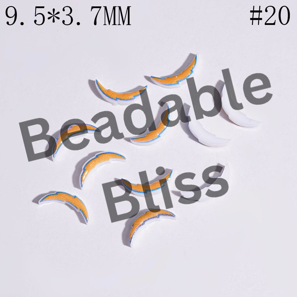 DIY Tiny Acrylic Accessories - American Football Team Series for Handmade Beads and Pens Jewelry Accessory