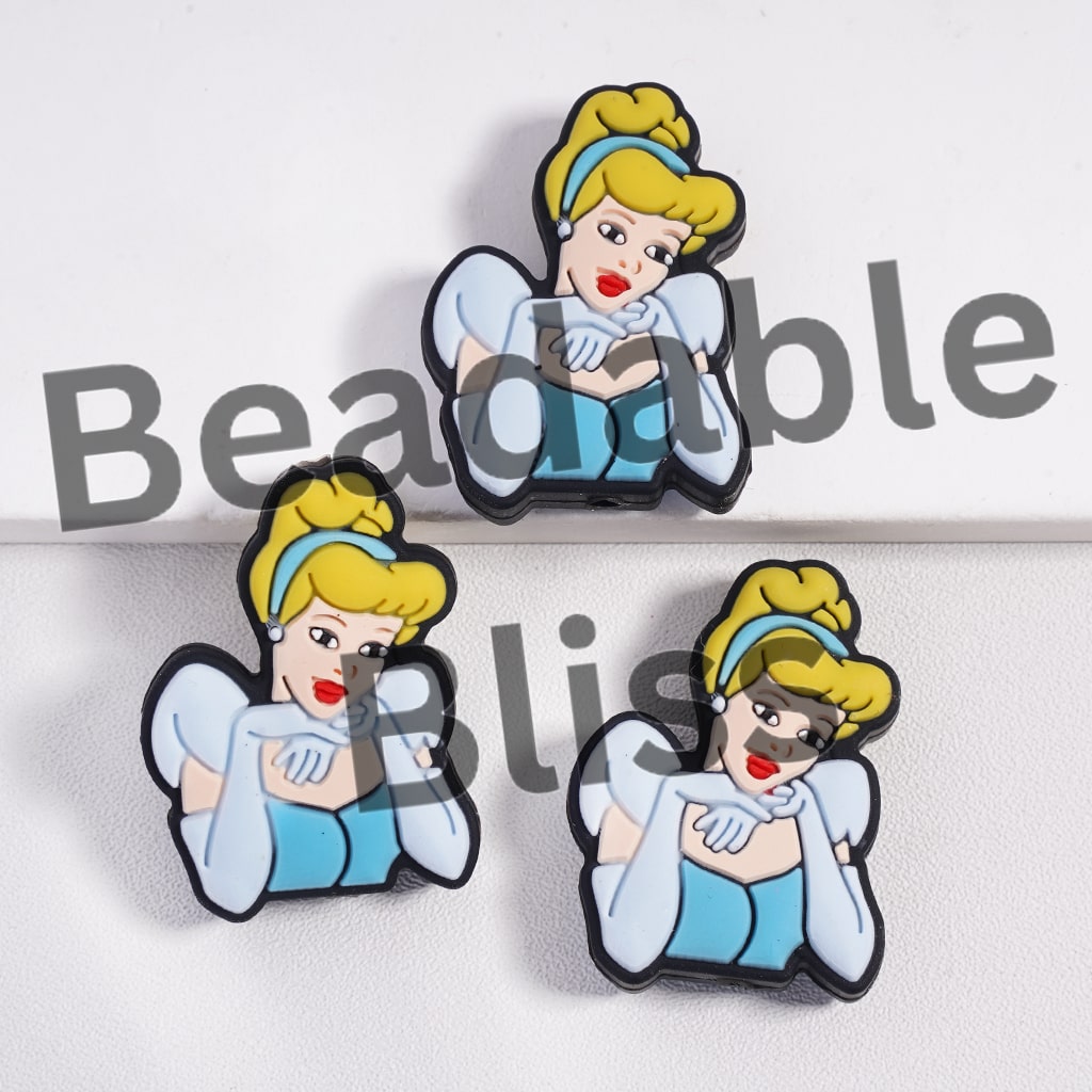 Silicone Focal Beads Beautiful Princess Series and Brave Female General