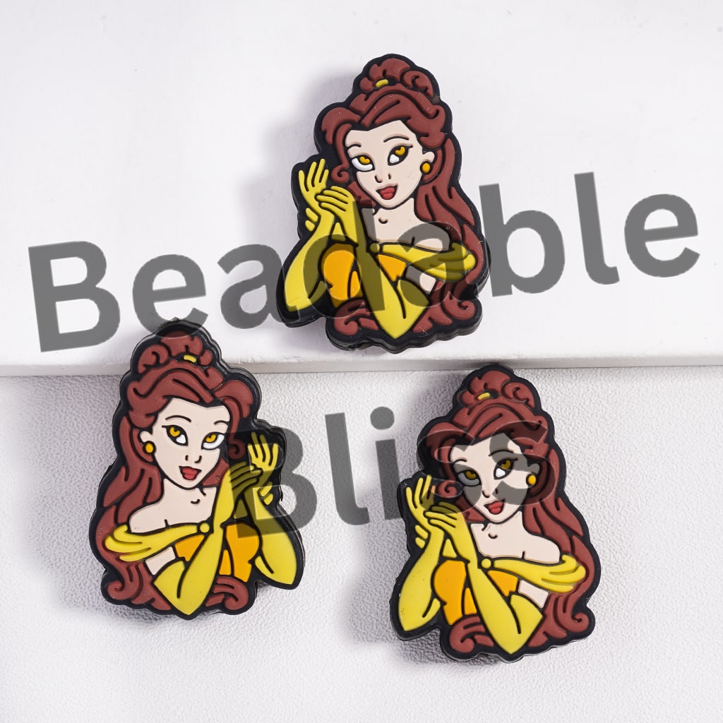 Silicone Focal Beads Beautiful Princess Series and Brave Female General