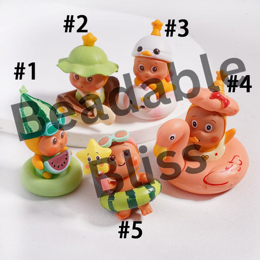 Acrylic Figures Baby Star Character Swimming Series, Jewelry Accessories (Please Read Description)