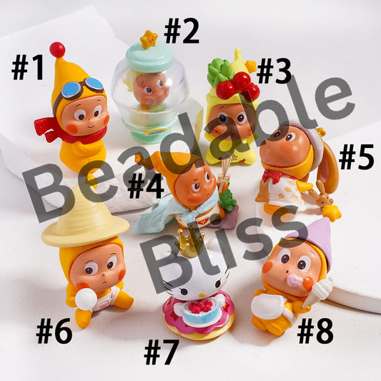 Acrylic Figures Baby Star Character and Cute Cat Character Series, Jewelry Accessories (Please Read Description)