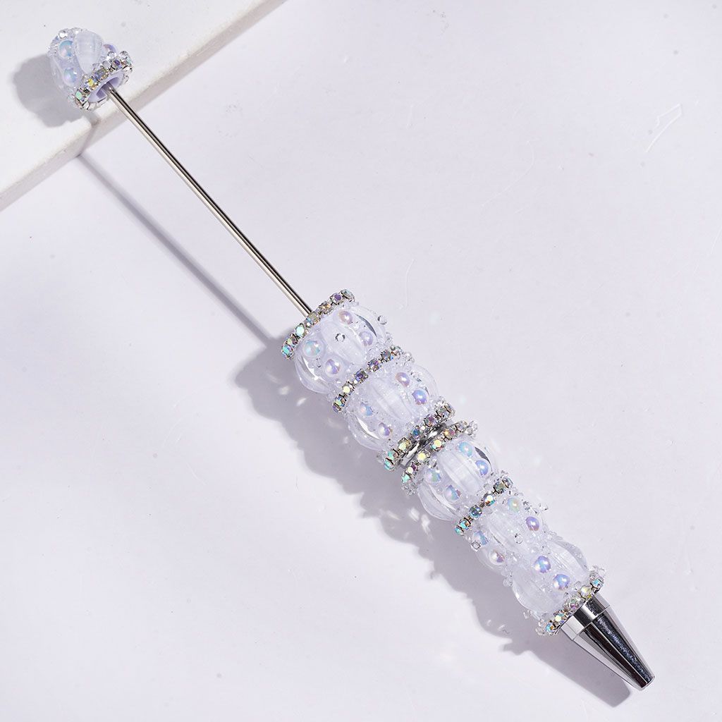 Handmade Sugar Beadable Pens Marquise Cut Rhinestone with Glitter, UV-Coated Half-Shell Pearl and AB Rhinestones, Multi-Color
