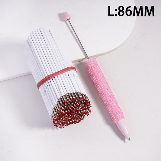 Black Ink Refills for Beadable Pens, Length 86MM (Please Read Description)