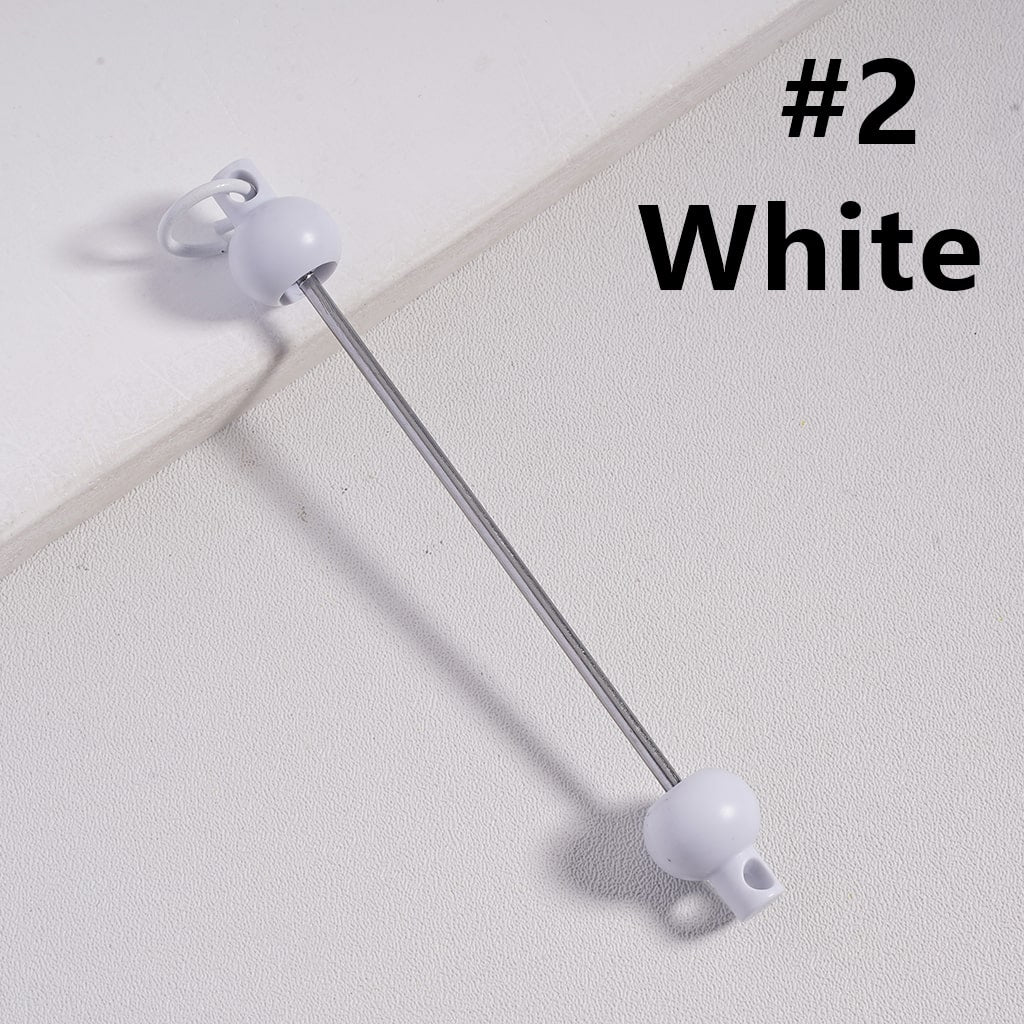 Keychain Bars, Beadable Bars for Keychains in Solid Colors, Size 95mm