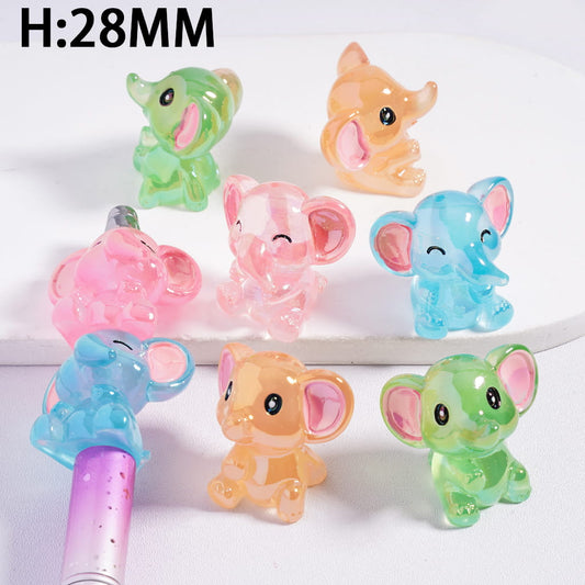 Set of colorful animal-shaped bottle caps on a white background with 'H:28MM' text.