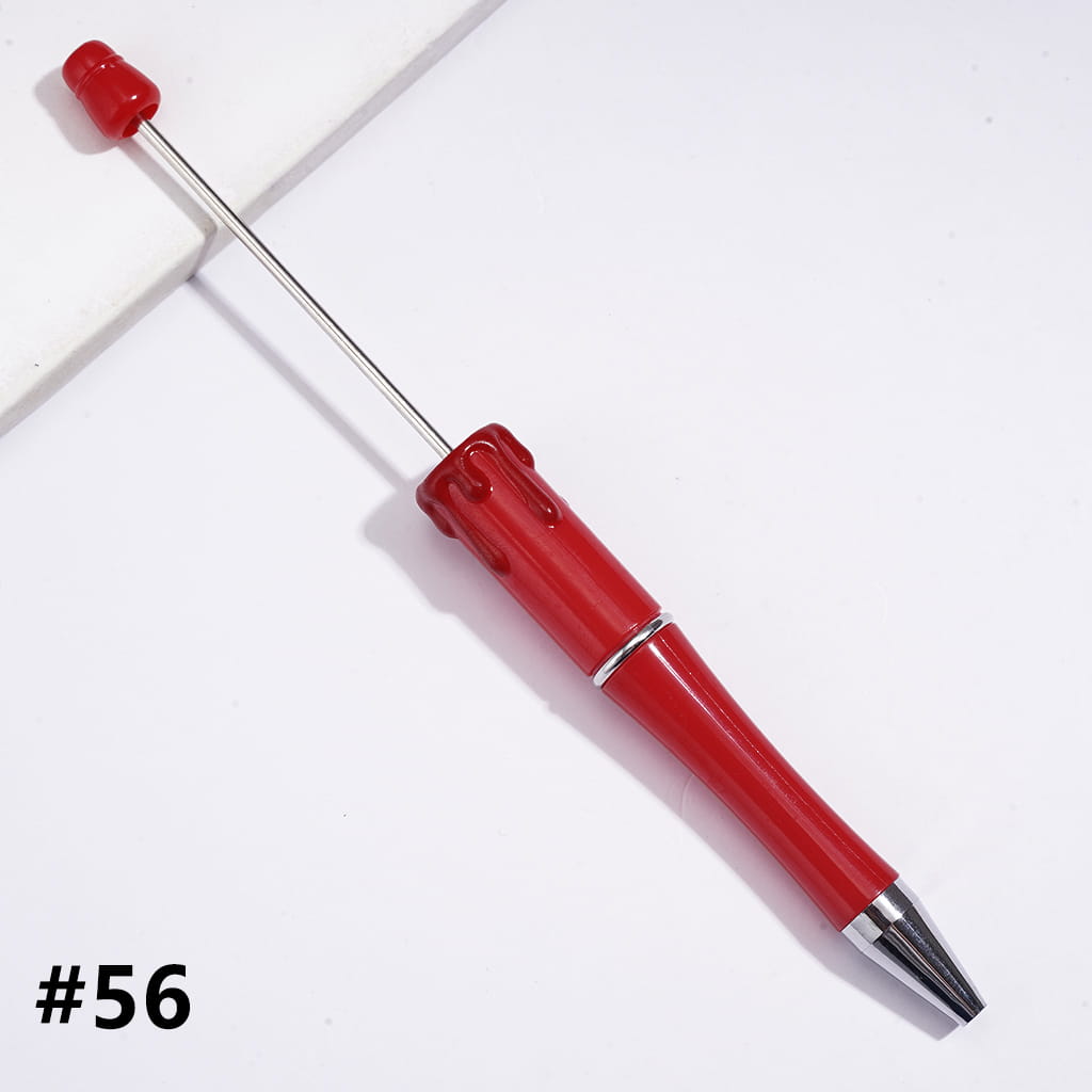 Halloween Series Red and Black Lifeline Hand-Painted Beadable Pens