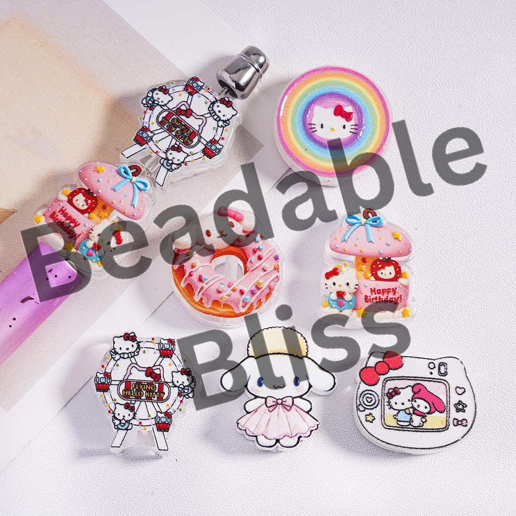 Collection of colorful character-themed phone cases on a white background with 'handsontosupply.com' branding.
