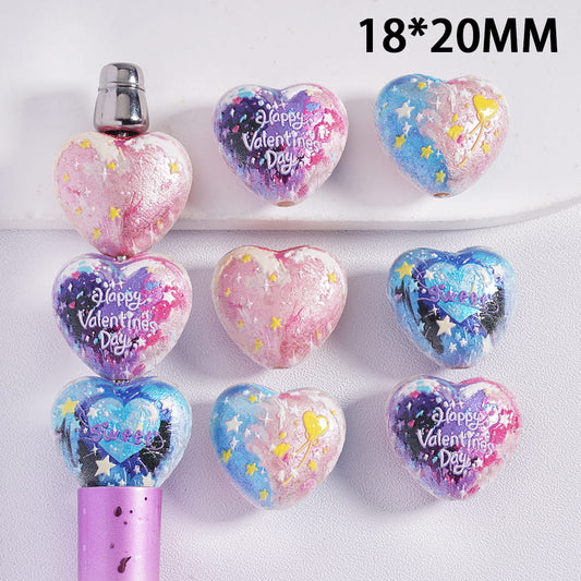 Heart-shaped candy with 'Happy Valentine's Day' text on a white background