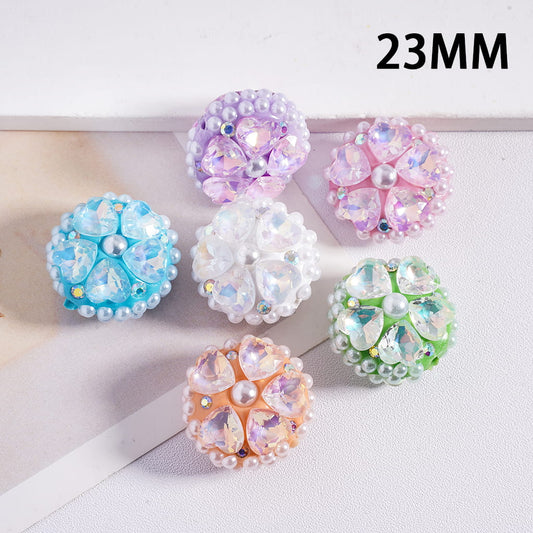 Colorful beaded balls on a white background with '23MM' text.