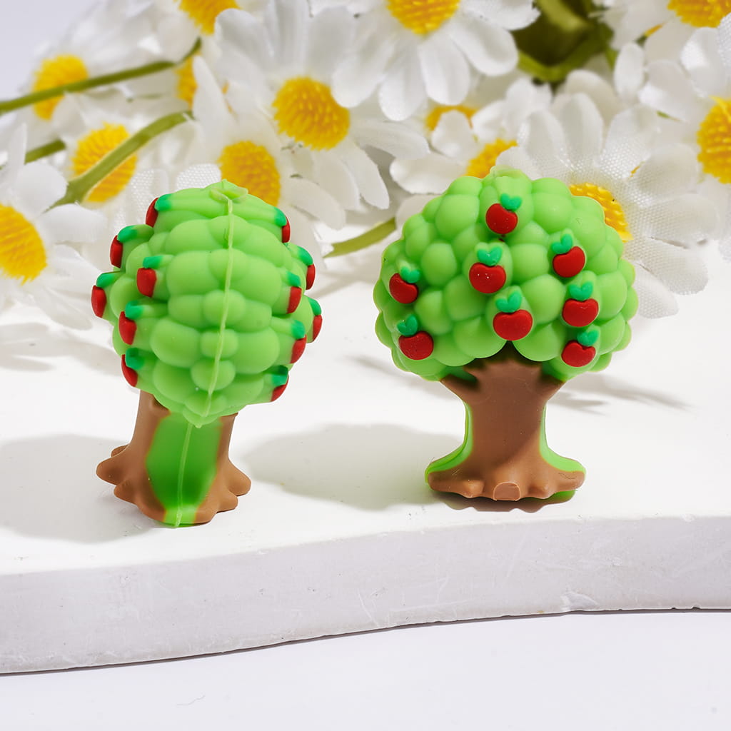 Silicone Focal Beads 3D Mini Plant Theme