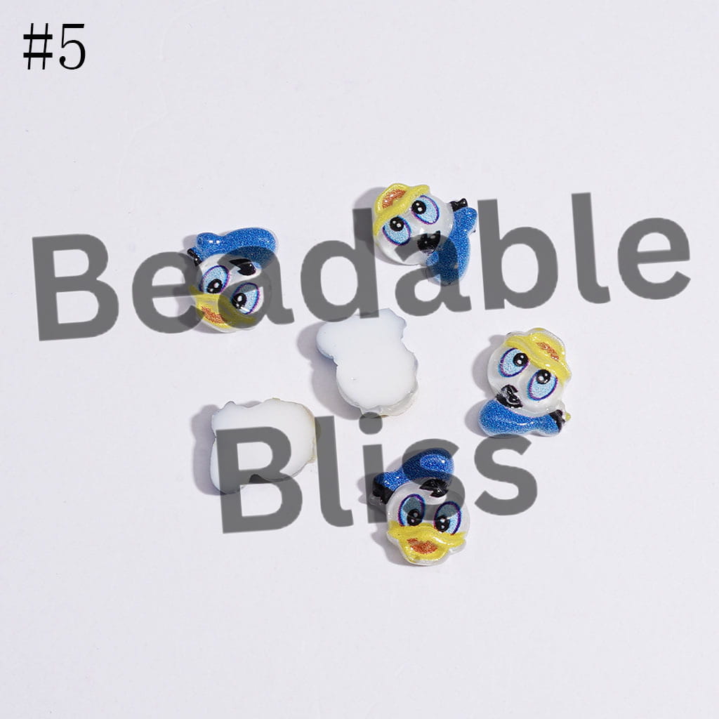 Mini Cute Cartoon Animal Character Charms for Jewelry Accessories