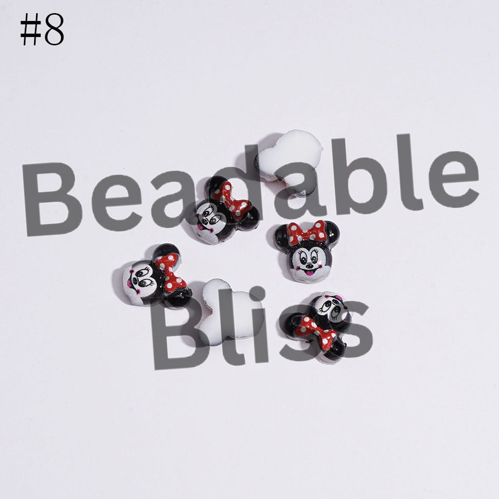 Mini Cute Cartoon Animal Character Charms for Jewelry Accessories