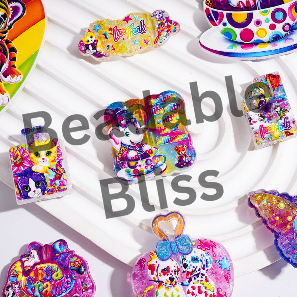 Acrylic Beads and Pendants Brightly Colored Animal Series, Random Mix