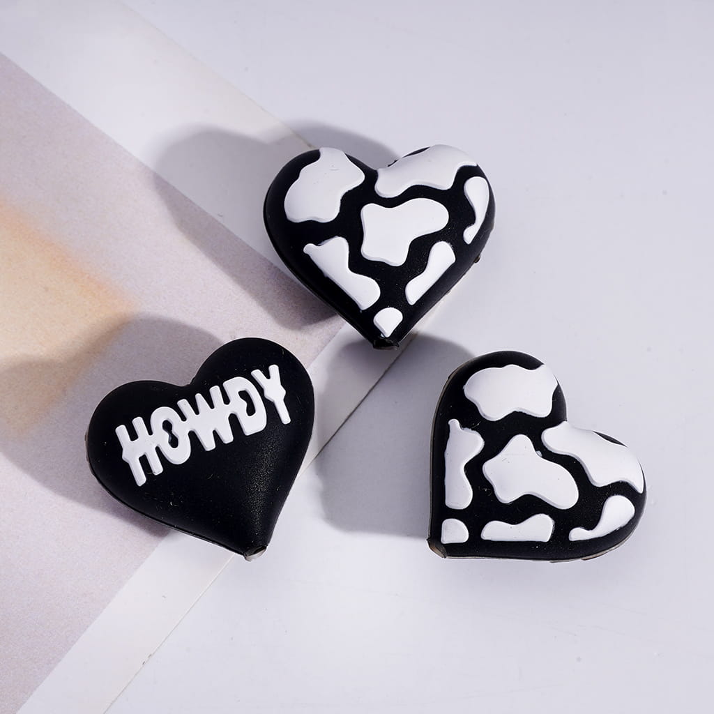 Silicone Focal Beads 3D Diverse Charming Cowboy West Theme