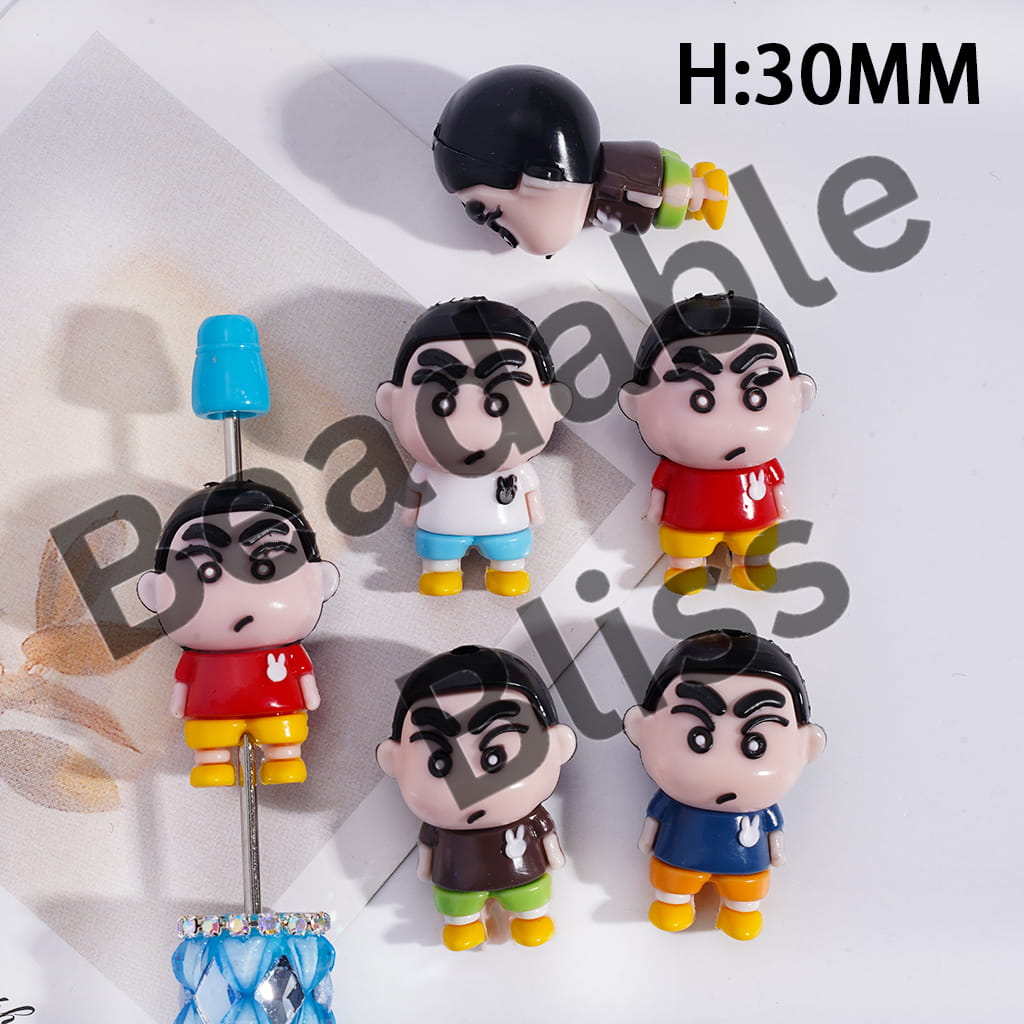 Set of cartoon character figurines with a white background and 'handsontupply.com' branding.