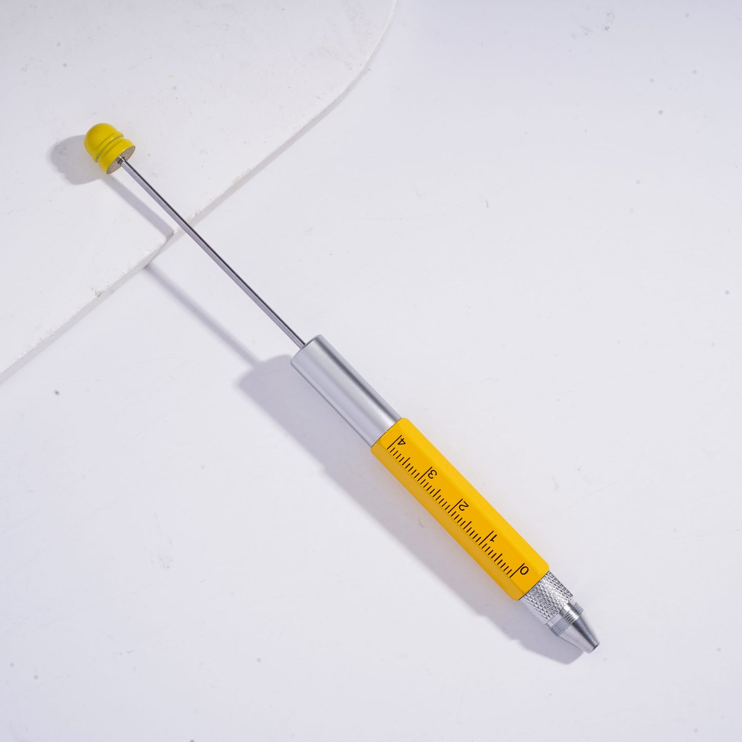 Screwdriver Pens, Multifunction Pen with Ruler and Screwdriver, Metal Beadable Pens