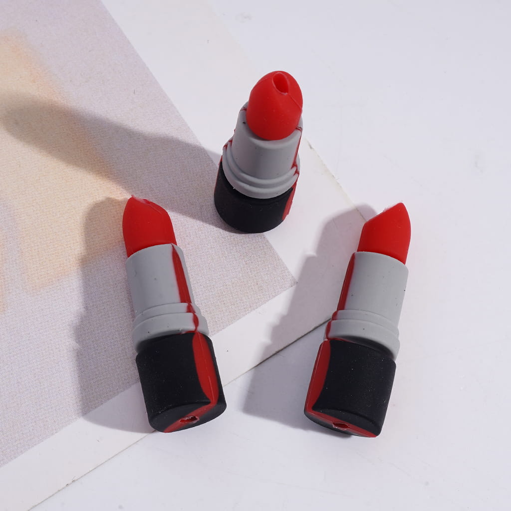 Silicone Focal Beads 3D Cosmetics Series in Sweet Girl Style