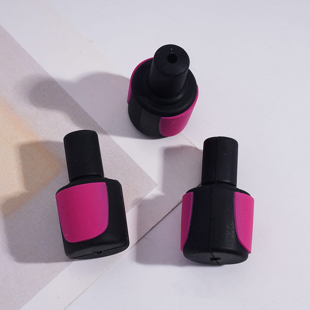 Silicone Focal Beads 3D Cosmetics Series in Sweet Girl Style
