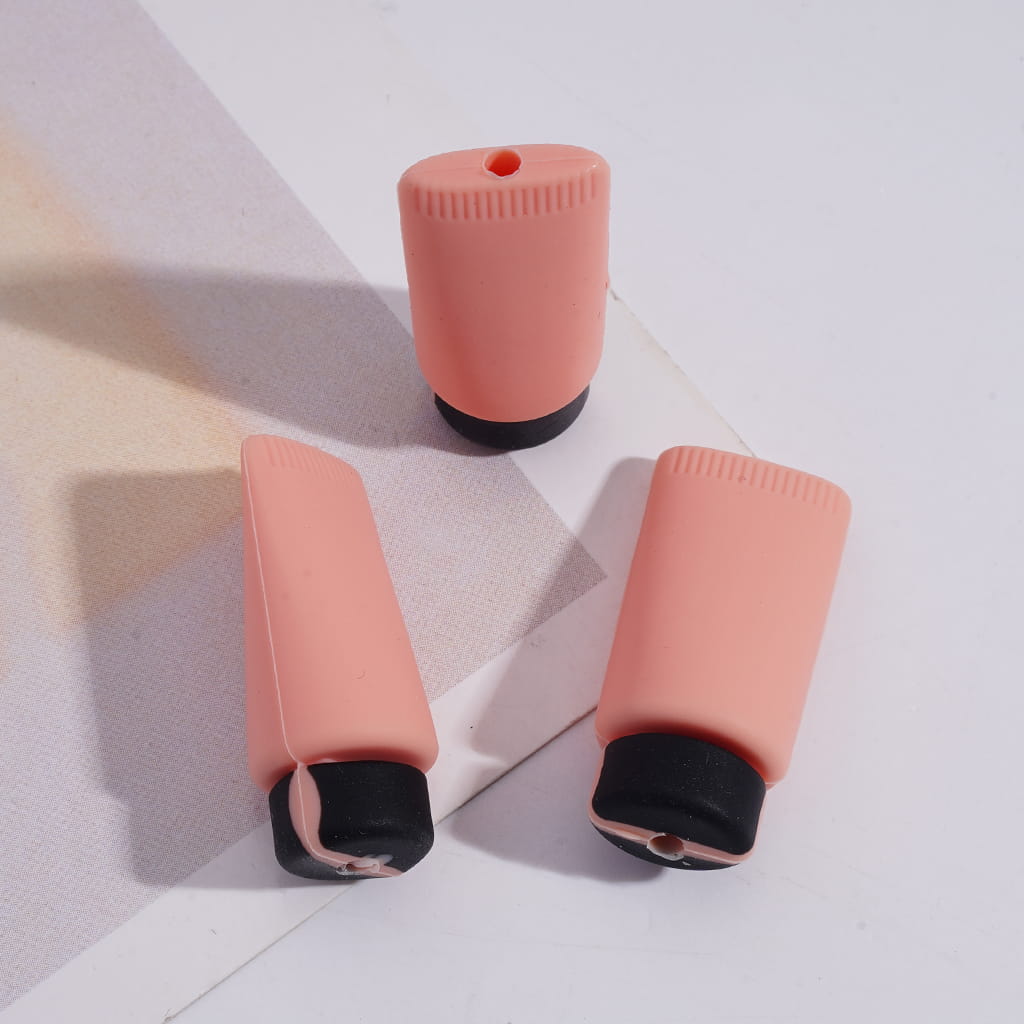 Silicone Focal Beads 3D Cosmetics Series in Sweet Girl Style
