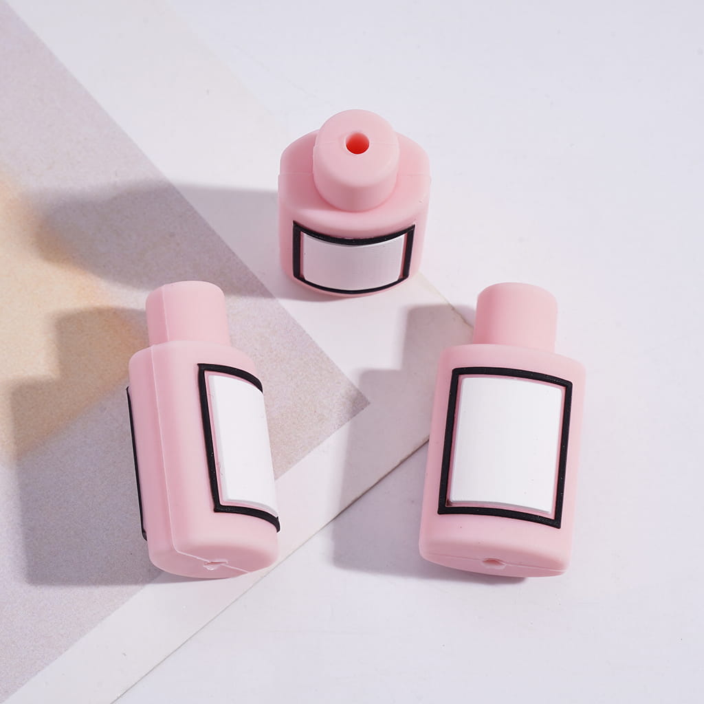 Silicone Focal Beads 3D Cosmetics Series in Sweet Girl Style
