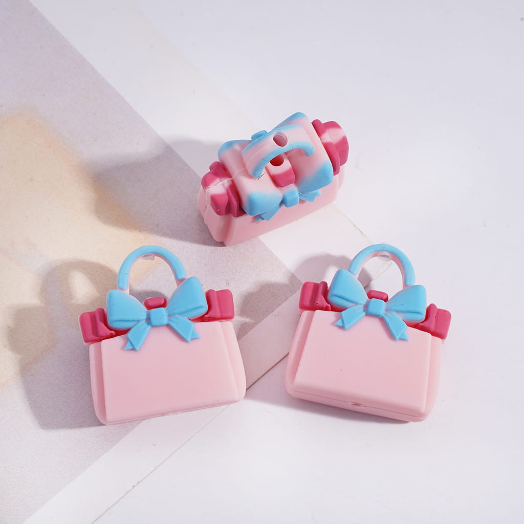 Silicone Focal Beads 3D Cosmetics Series in Sweet Girl Style