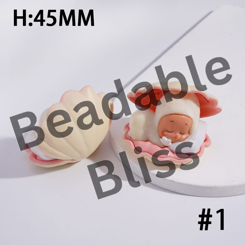 Exquisite Acrylic Figurine Ornament Series, Jewelry Accessories, No Hole (Copy)