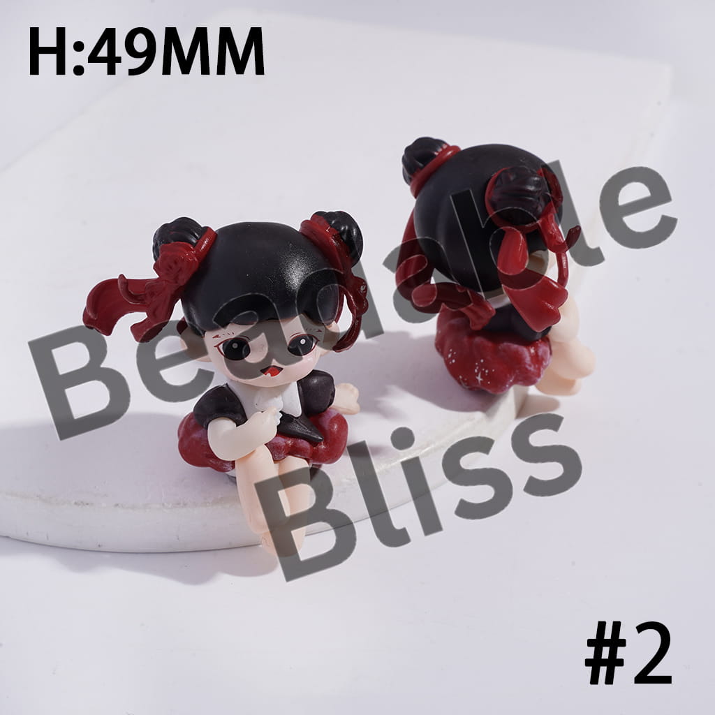 Exquisite Acrylic Figurine Ornament Series, Jewelry Accessories, No Hole (Copy)