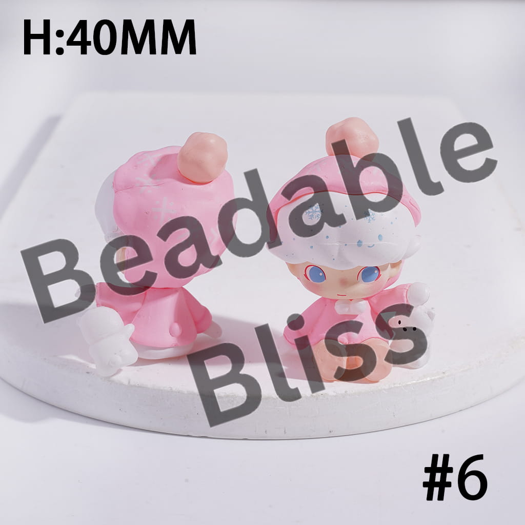 Exquisite Acrylic Figurine Ornament Series, Jewelry Accessories, No Hole (Copy)