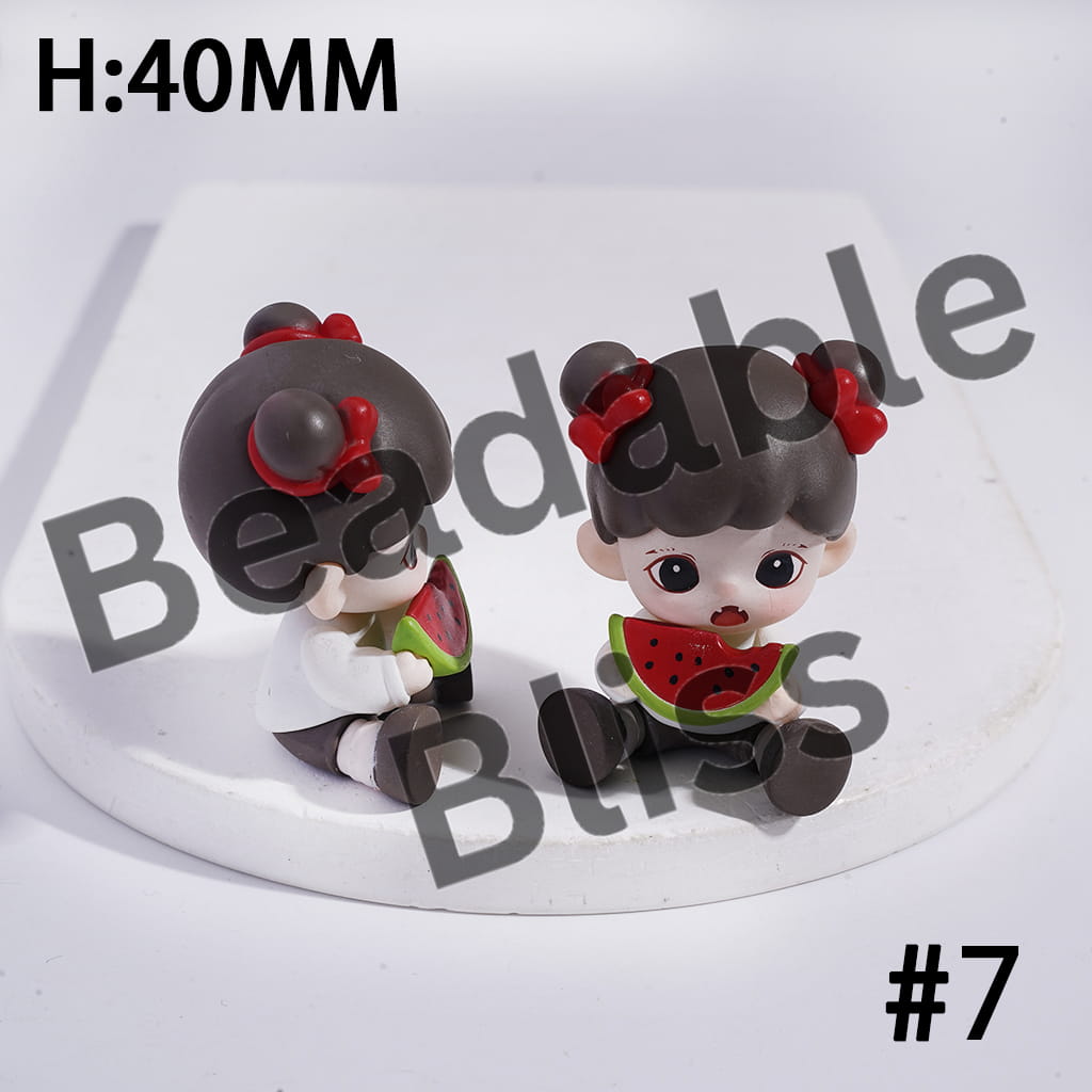 Exquisite Acrylic Figurine Ornament Series, Jewelry Accessories, No Hole (Copy)