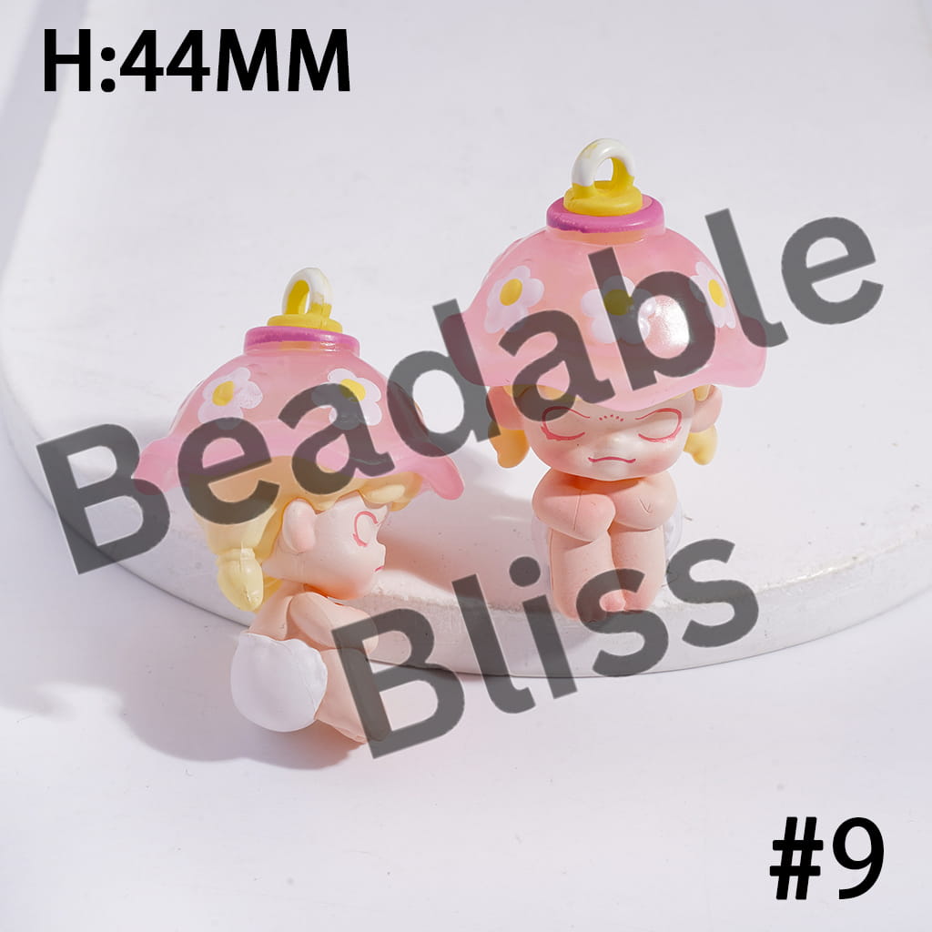 Exquisite Acrylic Figurine Ornament Series, Jewelry Accessories, No Hole (Copy)