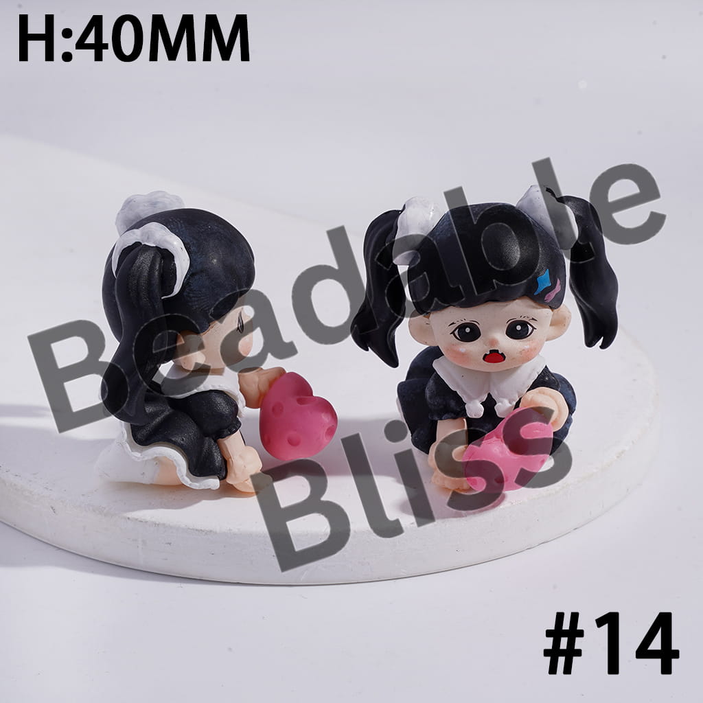 Exquisite Acrylic Figurine Ornament Series, Jewelry Accessories, No Hole (Copy)