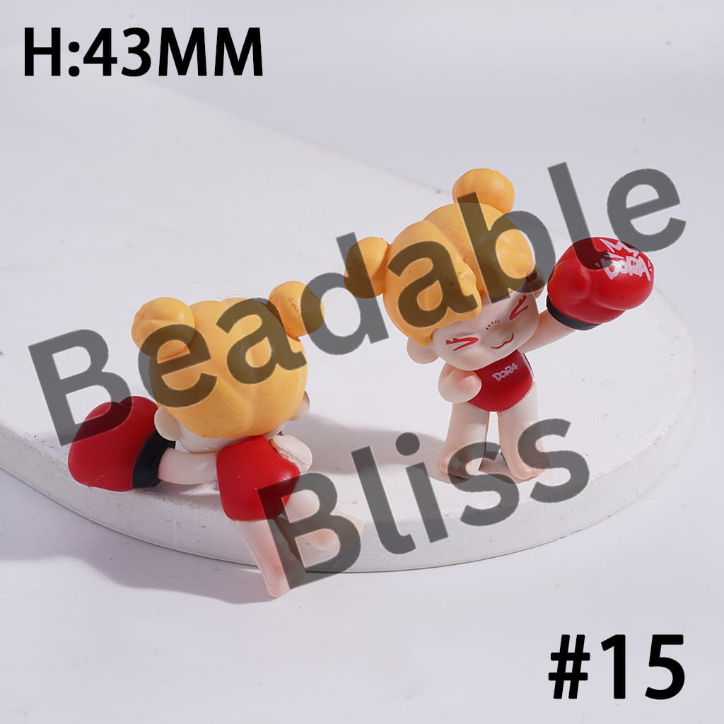 Exquisite Acrylic Figurine Ornament Series, Jewelry Accessories, No Hole (Copy)